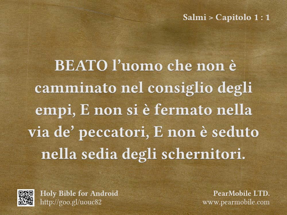Salmi, Capitolo 1:1